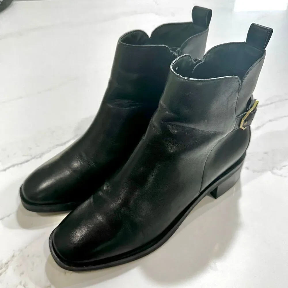 Cole Haan Kimberly Waterproof Ankle Boots. Black 8B